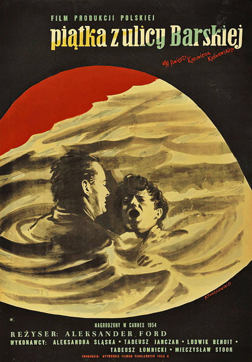 Movie poster for Five Boys from Barska Street (1954)