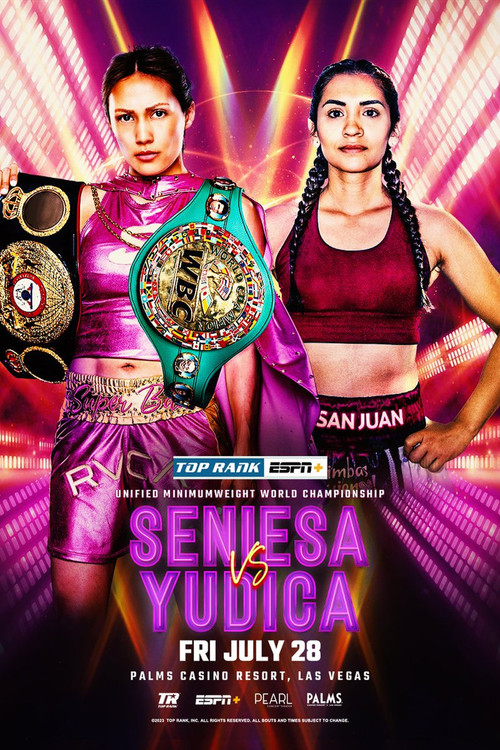Movie poster for Seniesa Estrada vs. Leonela Yudica (2023)