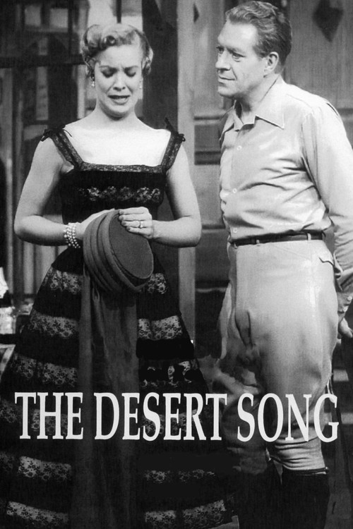 Movie poster for The Desert Song (1955)