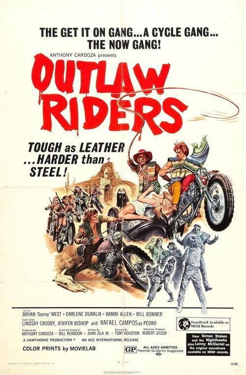 Movie poster for Outlaw Riders (1971)