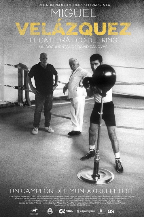 Movie poster for Miguel Velázquez. El catedrático del ring (2025)