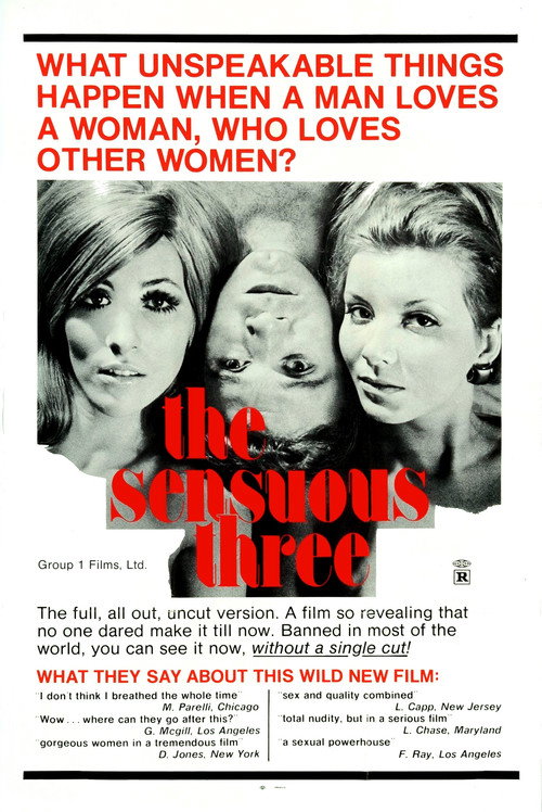 Movie poster for The Sensuous Three (1972)