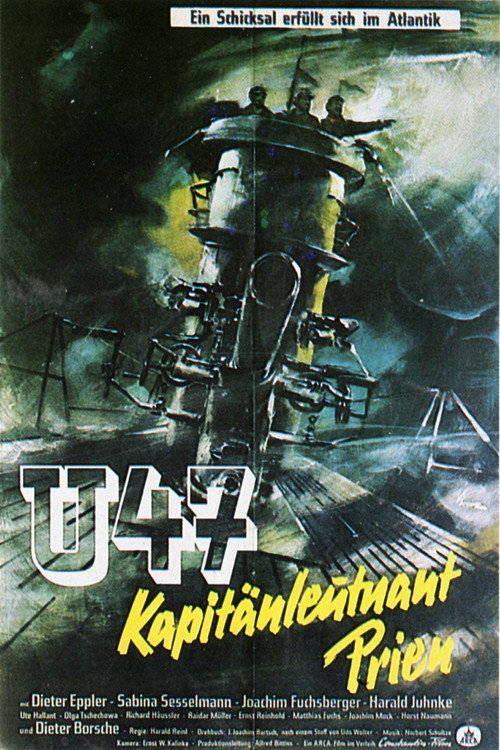 Movie poster for U47 - Kapitänleutnant Prien (1958)
