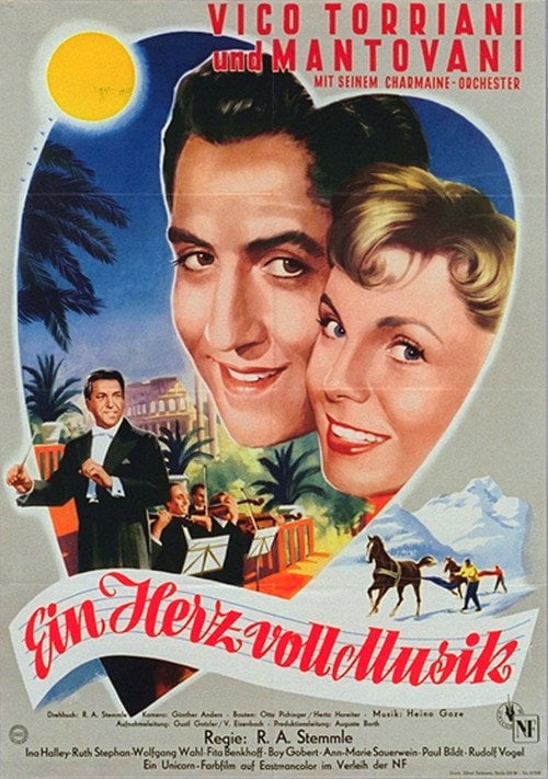 Movie poster for Ein Herz voll Musik (1955)