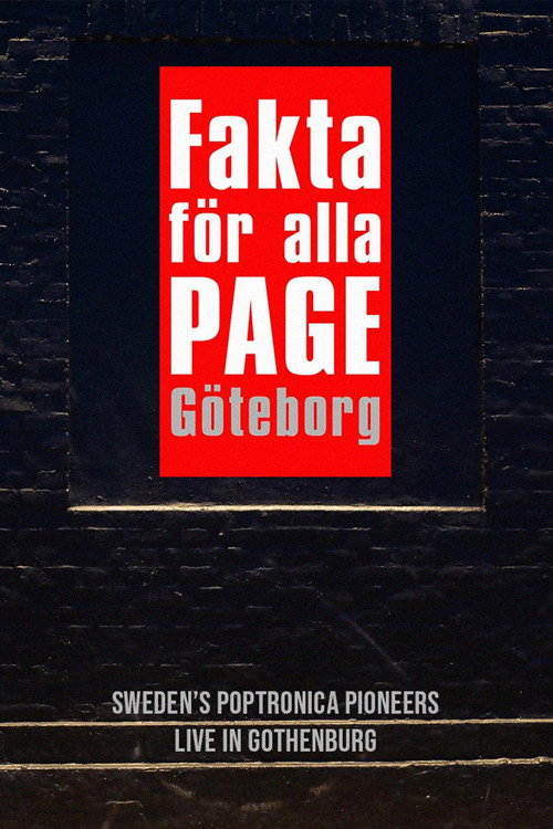 Movie poster for Page – Fakta För Alla Göteborg (2021)