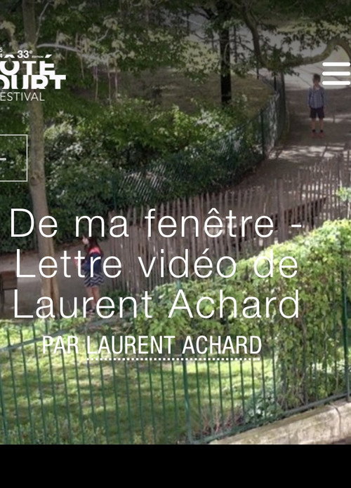 Movie poster for De ma fenêtre (2021)