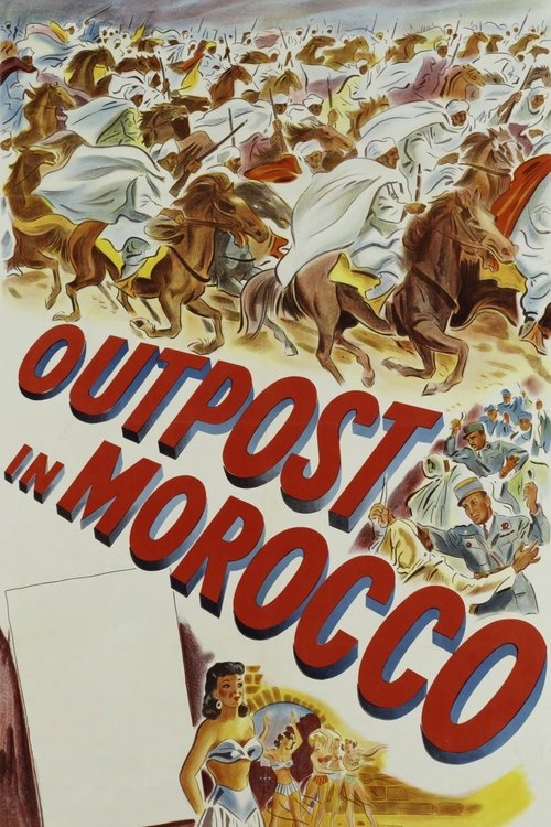 Movie poster for Outpost in Morocco (1949)