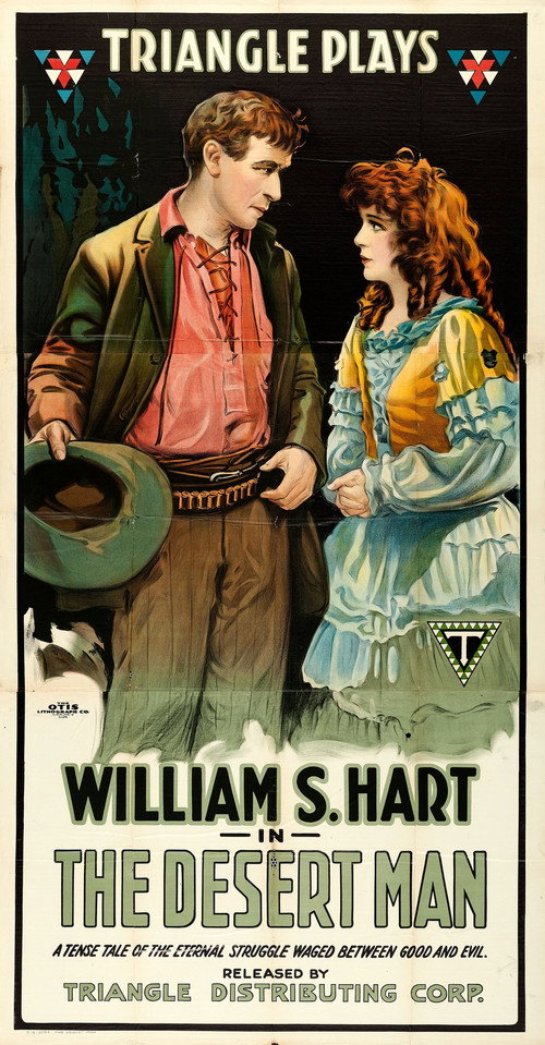 Movie poster for The Desert Man (1917)
