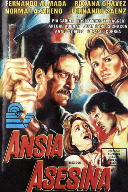 Movie poster for Ansiedad asesina (1992)