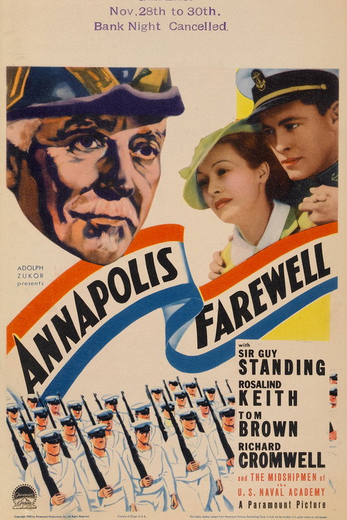 Movie poster for Annapolis Farewell (1935)