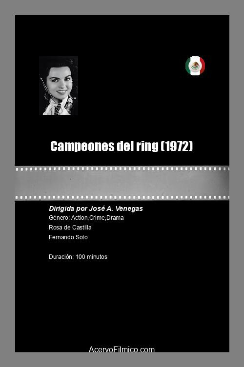 Campeones del ring poster