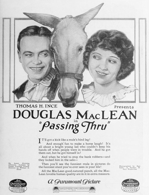 Movie poster for Passing Through (1921)