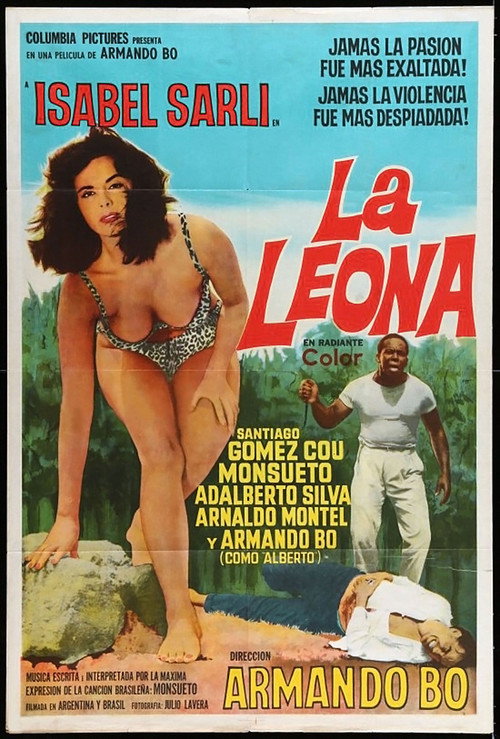 Movie poster for La leona (1964)