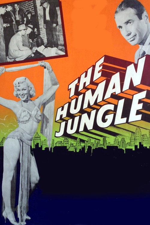 Movie poster for The Human Jungle (1954)