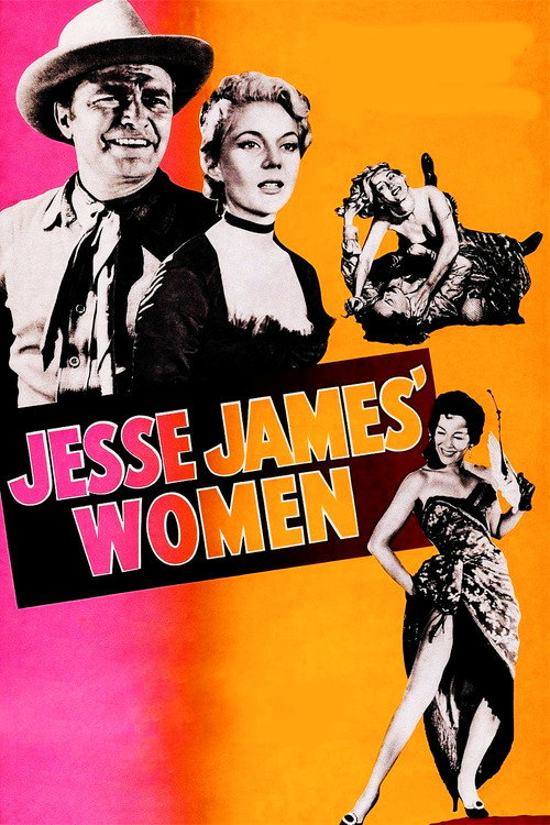 Movie poster for Jesse James' Women (1954)