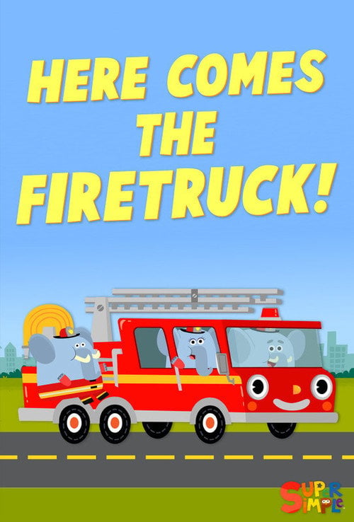 Movie poster for Here Comes the Fire Truck (2019)