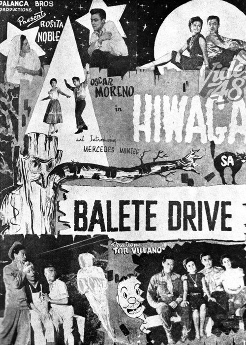 Movie poster for Mystery of Balete Drive (1954)