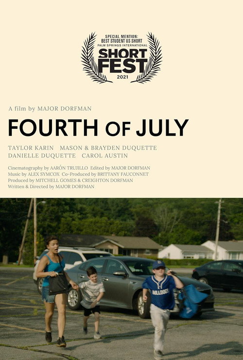 Movie poster for Fourth of July (2021)