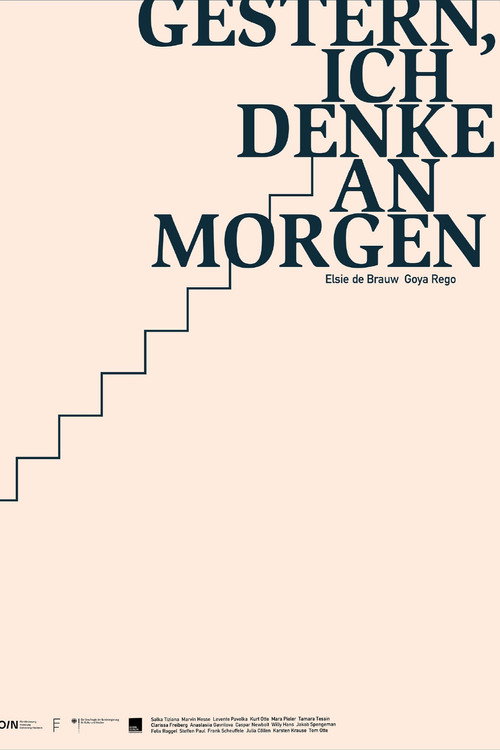 Movie poster for Gestern, ich denke an morgen (2024)