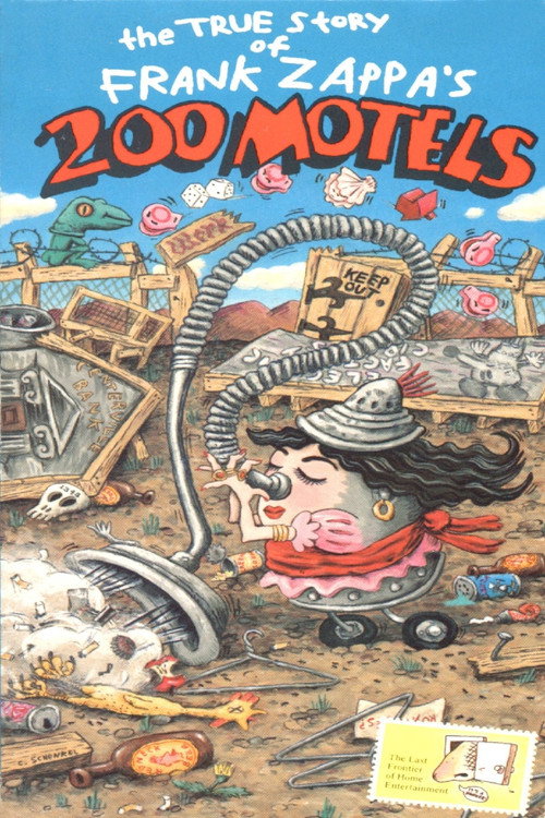 Movie poster for The True Story of Frank Zappa's 200 Motels (1988)