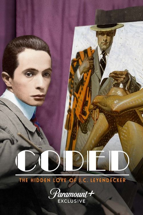 Movie poster for Coded: The Hidden Love of J.C. Leyendecker (2021)
