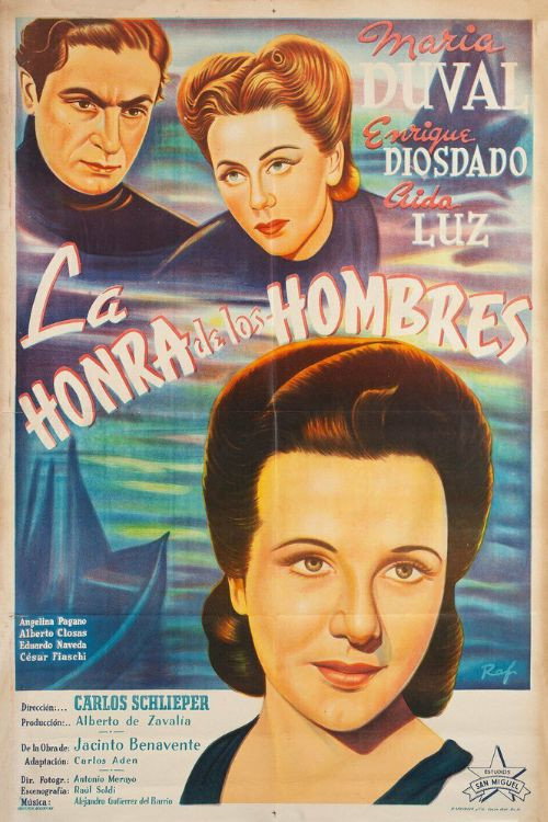 Movie poster for La honra de los hombres (1946)