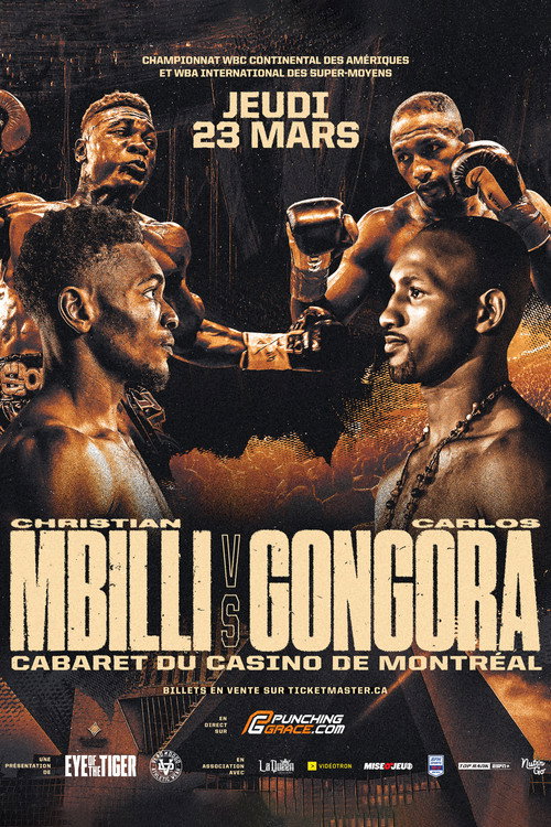 Movie poster for Christian Mbilli vs. Carlos Gongora (2023)
