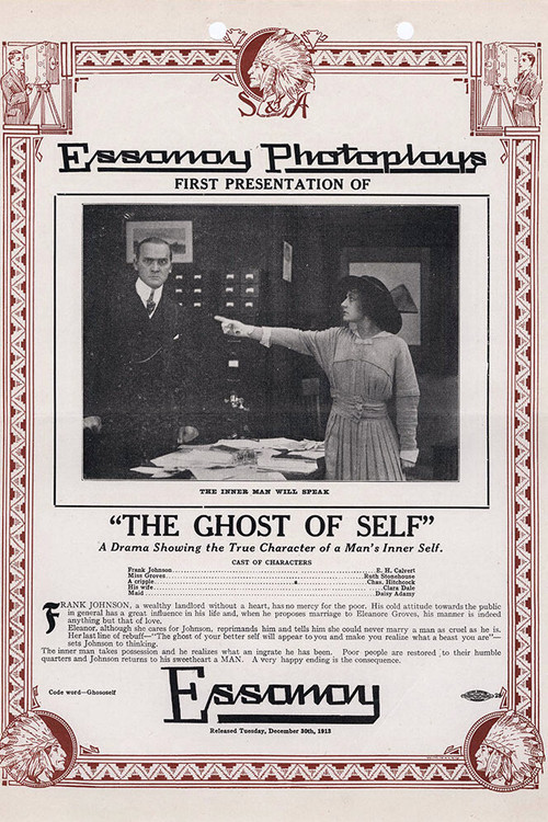 Movie poster for The Ghost of Self (1913)