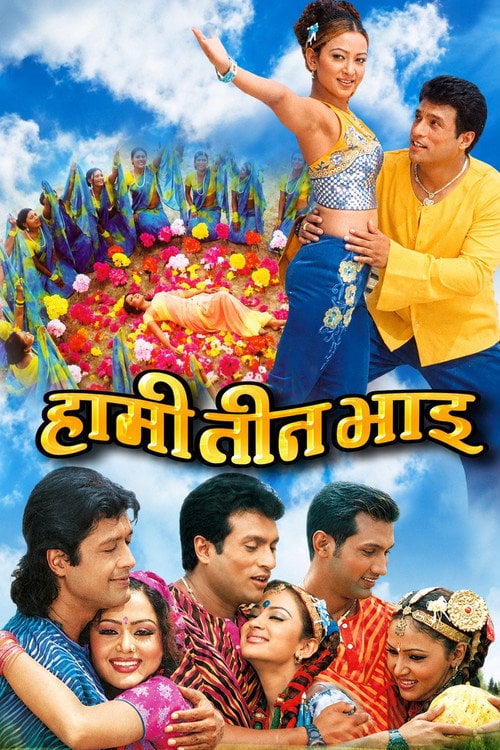 Movie poster for Hami Teen Bhai (2004)