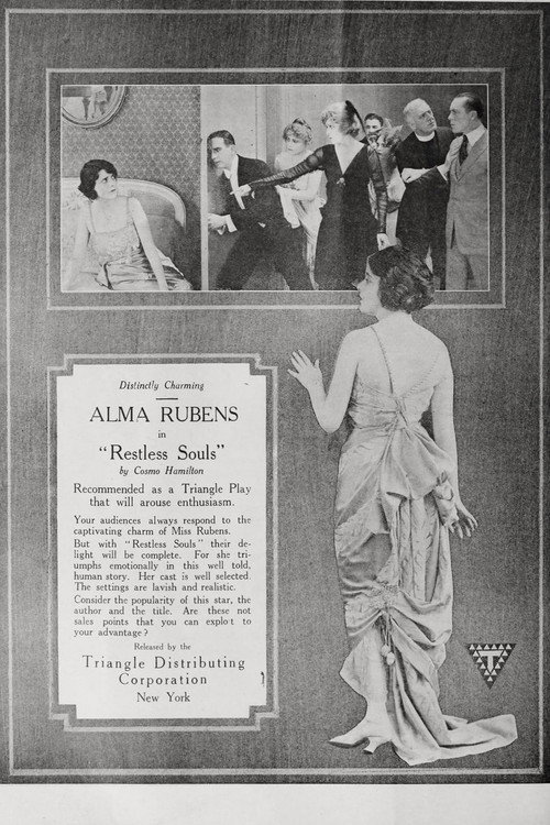 Movie poster for Restless Souls (1919)