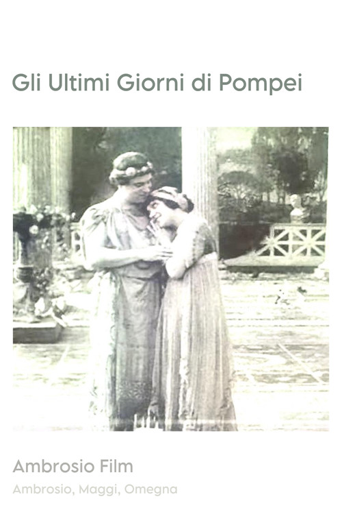 Movie poster for The Last Days of Pompeii (1908)