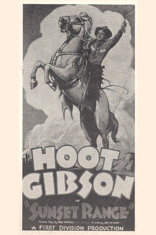 Movie poster for Sunset Range (1935)