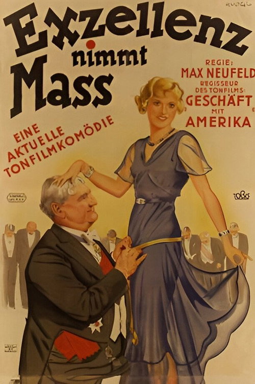 Movie poster for Hasenklein can't help it (1932)
