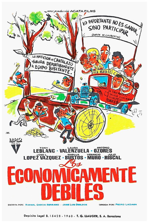 Movie poster for Los económicamente débiles (1960)