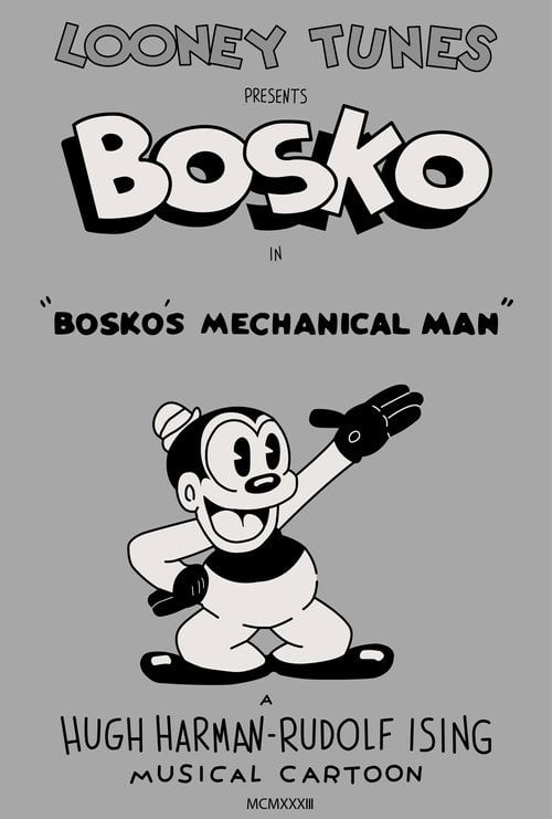 Movie poster for Bosko's Mechanical Man (1933)