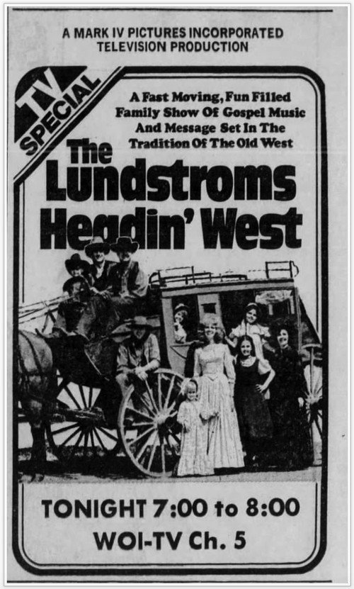 Movie poster for The Lundstroms: Headin' West (1975)