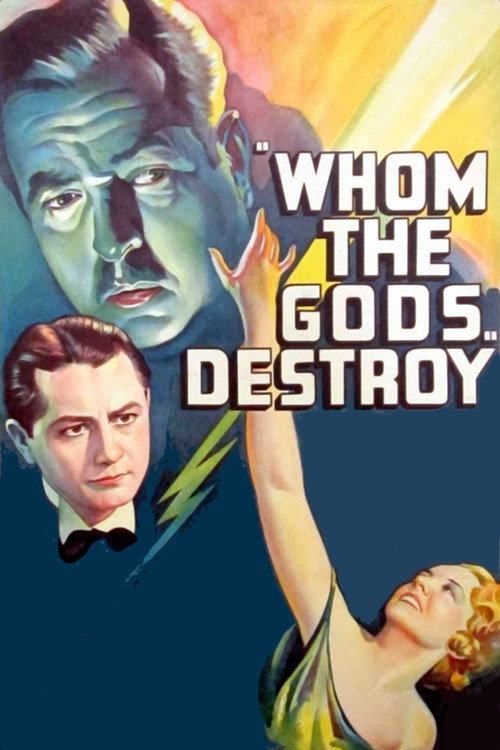 Movie poster for Whom the Gods Destroy (1934)