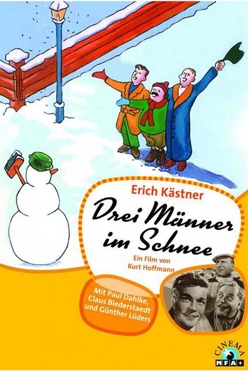 Movie poster for Three Men in the Snow (1955)