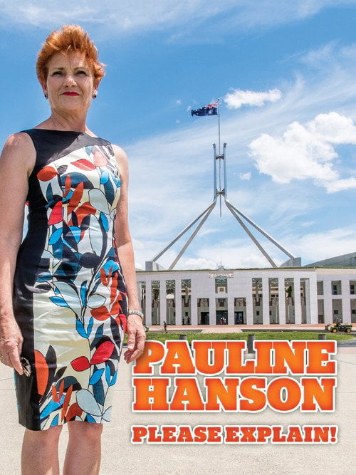 Movie poster for Pauline Hanson: Please Explain! (2016)