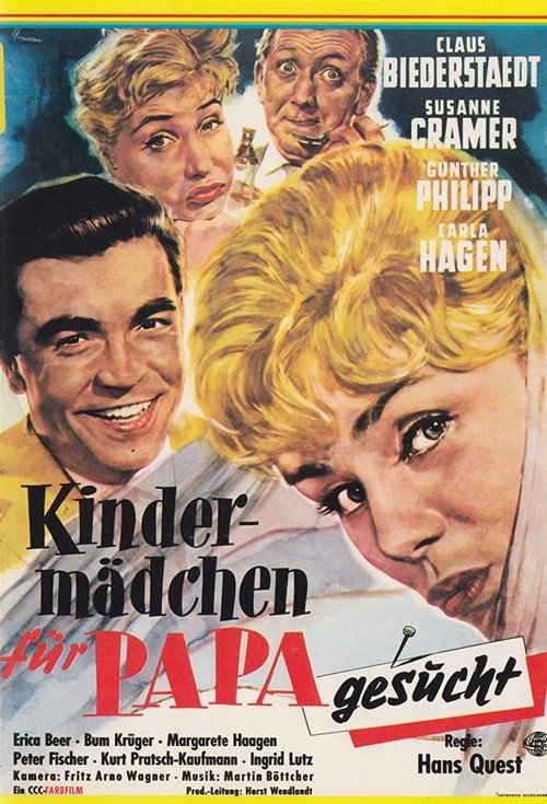 Movie poster for Kindermädchen für Papa gesucht (1957)