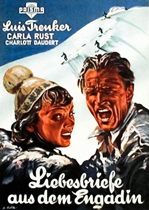 Movie poster for Liebesbriefe aus dem Engadin (1938)