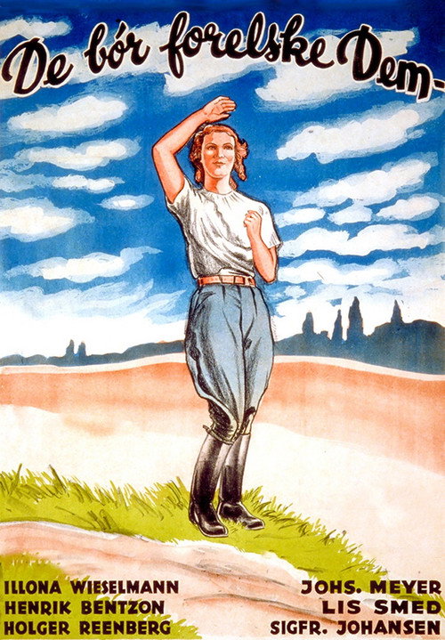 Movie poster for De bør forelske Dem (1935)