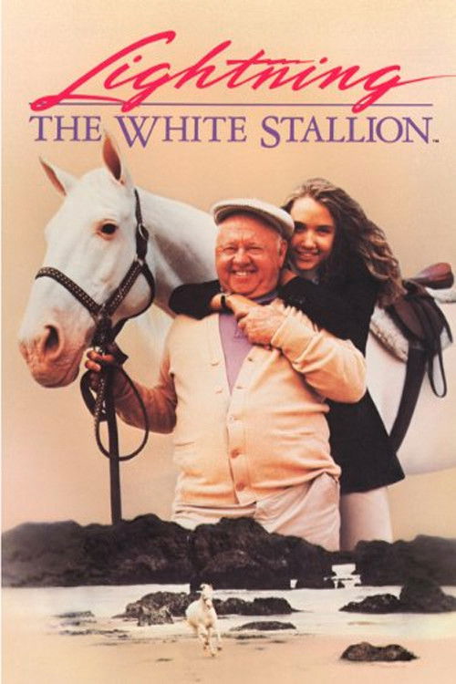 Movie poster for Lightning, the White Stallion (1986)