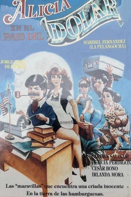 Movie poster for Alicia en el pais del dolar (1988)