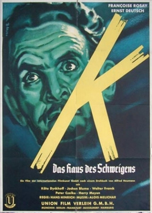 Movie poster for K – Das Haus des Schweigens (1951)