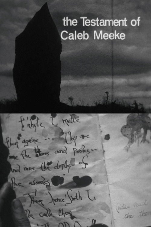 Movie poster for The Testament of Caleb Meeke (1969)
