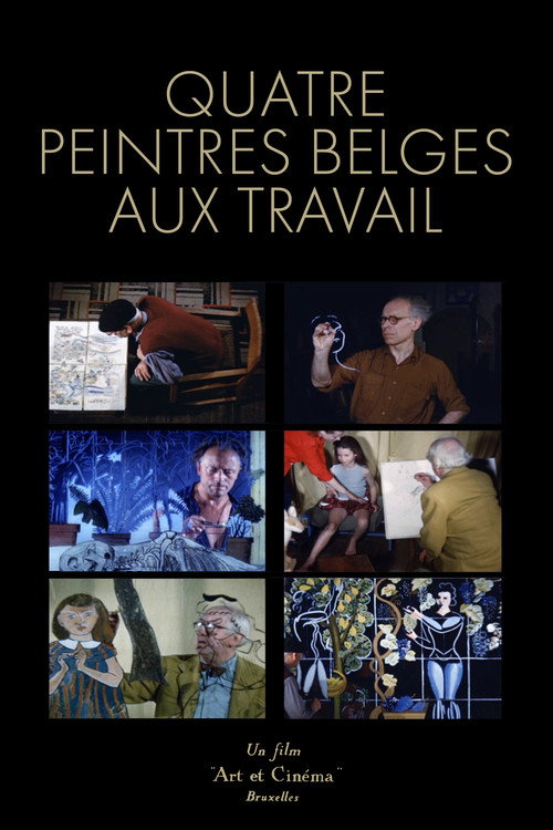Movie poster for Four Belgian Painters at Work (1952)
