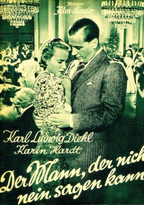 Movie poster for The Man Who Can't Say No (1938)