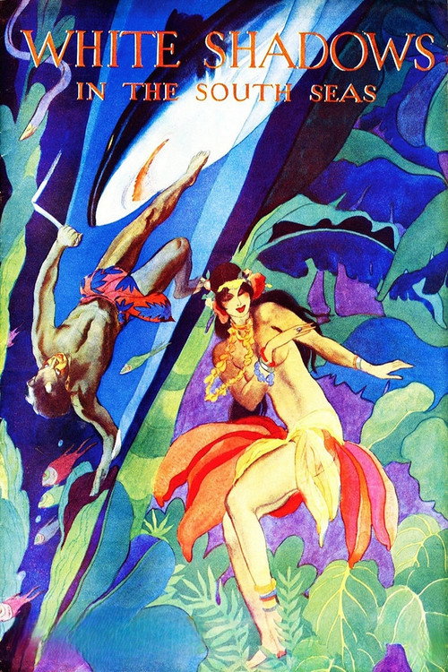 Movie poster for White Shadows in the South Seas (1928)