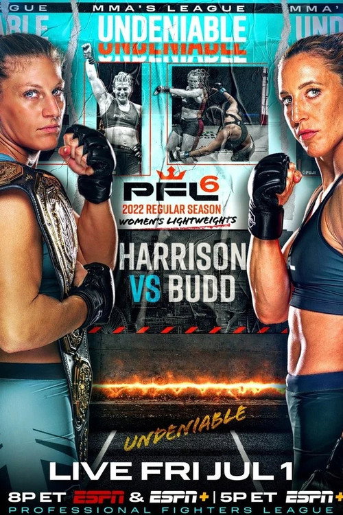 Movie poster for PFL 2022 #6: Regular Season - Harrison vs Young (2022)